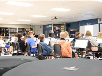 Students in classroom