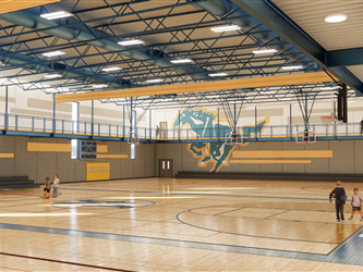 Rendering of gym