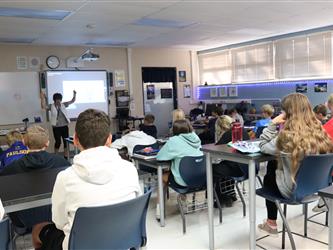 Students in classroom