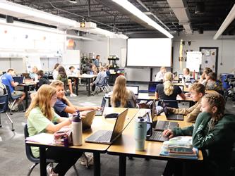 Students in classroom